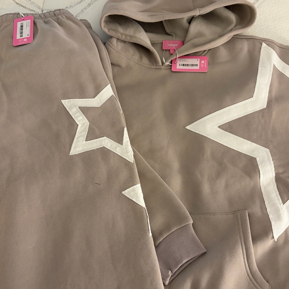 EDIKTED MATCHING SET NWT Hoodie and Joggers Set